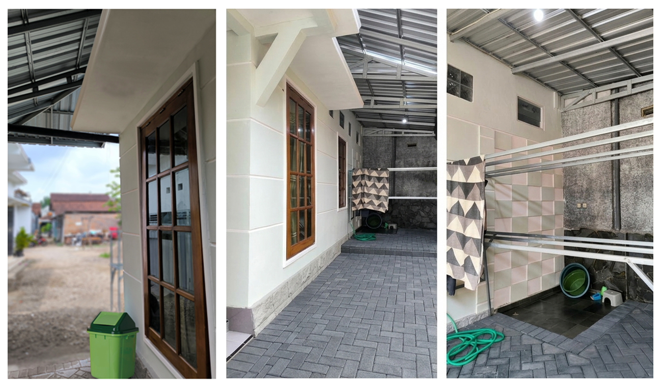 Area Depan Kos - Cucian & Jemuran